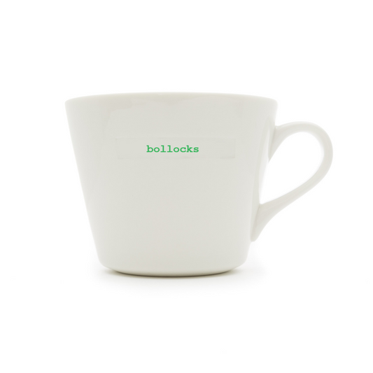 Keith Brymer Jones Bollocks Medium Bucket Mug 350ml