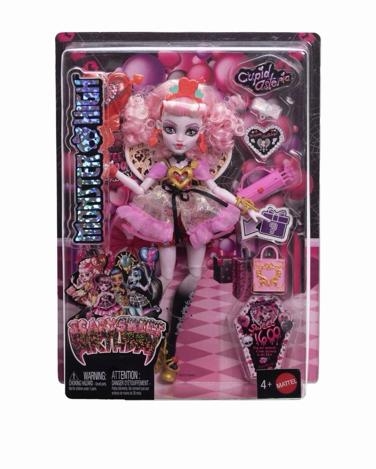 Monster High Scary Sweet Birthday Cupid Asteria Doll