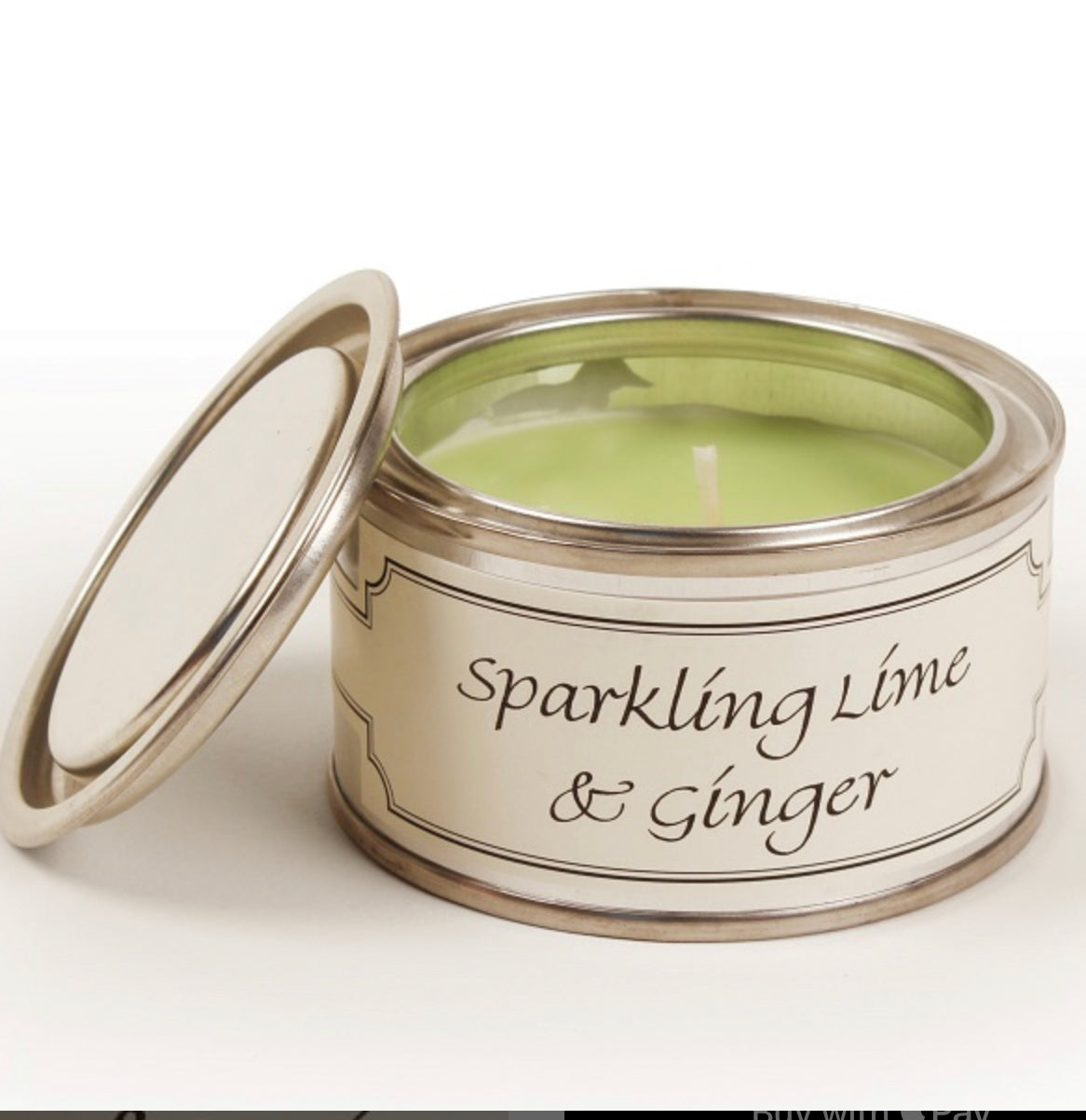 Sparkling Lime & Ginger Paint Pot Candle