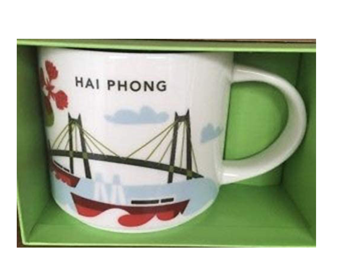 Starbucks You Are Here Hi Phong Vietnam Mug