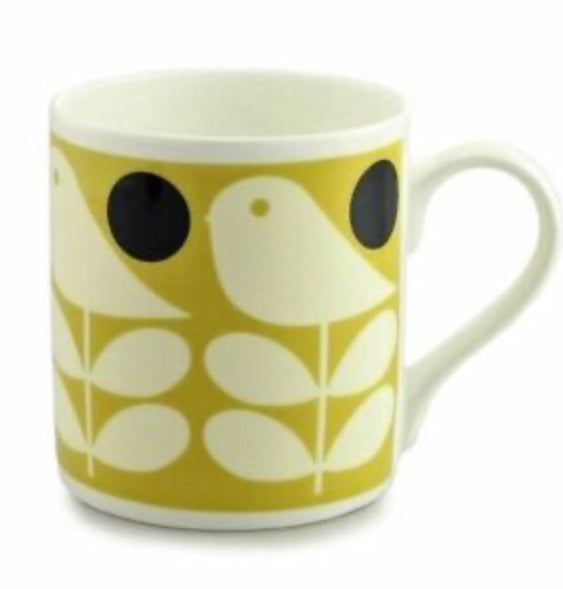 Orla Kiely Early Bird Yellow Big Mug