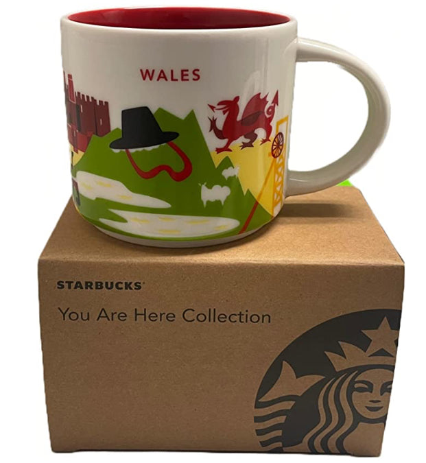 Starbucks You Are Here Wales Mug