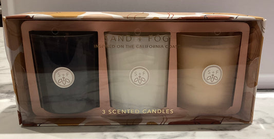 Sand & Fog 3 Scented Candle Collection