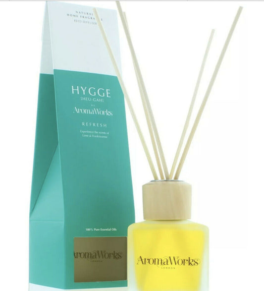 Aromaworks Hygge Refresh Lime and Frankincense Diffuser 100ml