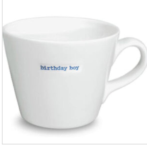 Keith Brymer Jones Birthday Boy Medium Bucket Mug 350ml