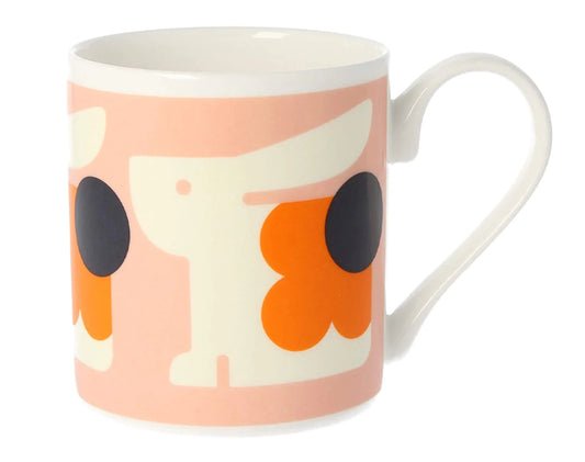 Orla Kiely Bunny Orange Mug