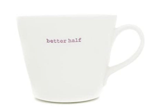 Keith Brymer Jones Better Half Medium Bucket Mug 350ml