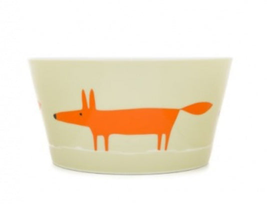 Scion Living Bowl Mr Fox - Neutral & Orange