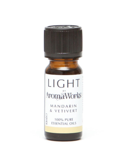 Aromaworks Light Range Mandarin & Vetivert Essential Oil 10ml