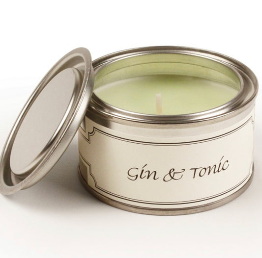 Gin & Tonic Paint Pot Candle