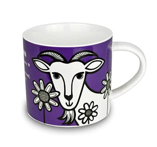 Zodiac Fine China Capricorn Star Sign Mug