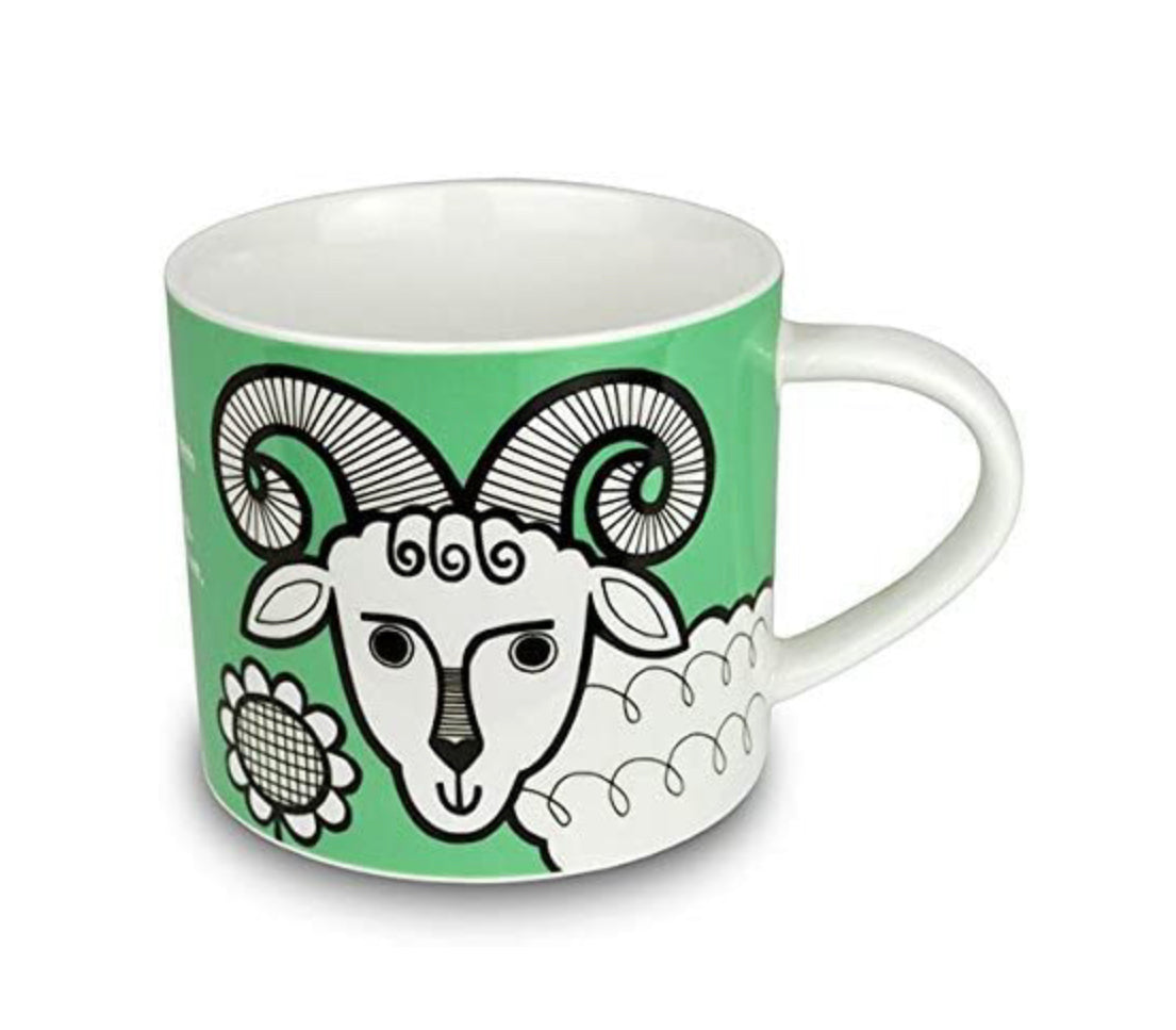 Zodiac Fine China Aries Star Sign Mug