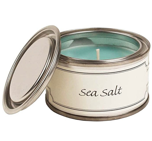 Sea Salt Scented Paint Pot Candle