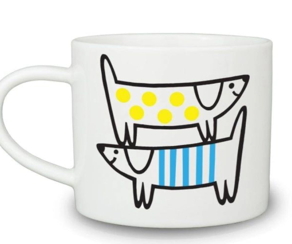 Jane Foster Sausage Dog Mug 350ml