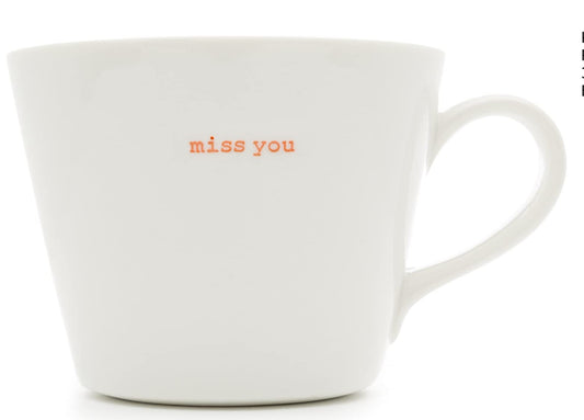 Keith Brymer Jones Miss You Medium Bucket Mug