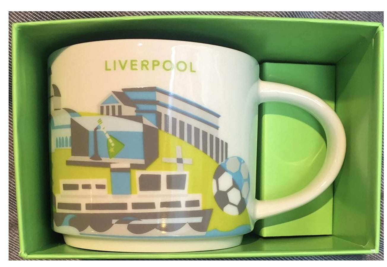 Starbucks You Are Here Liverpool Mug