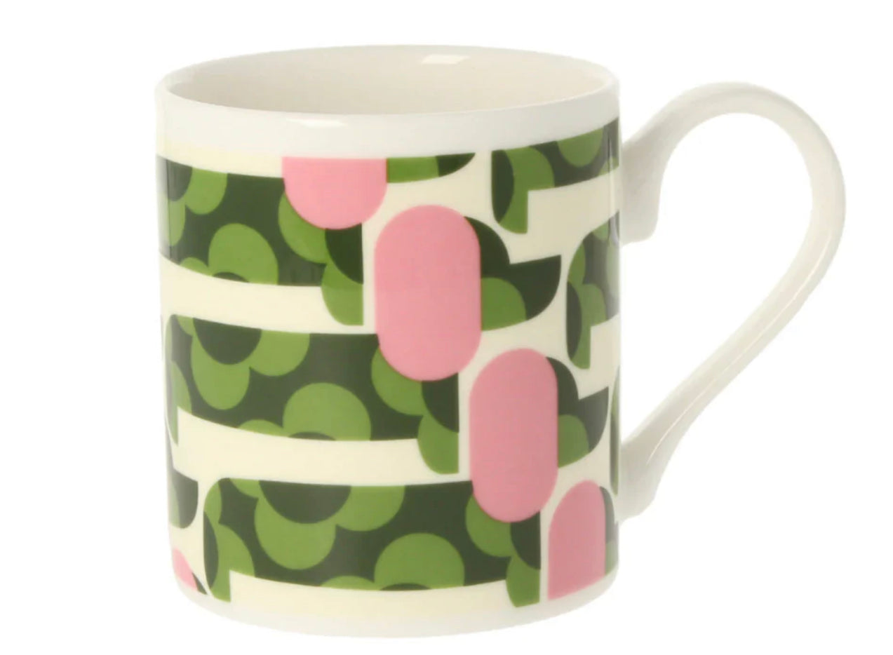 Orla Kiely Dog Show Pink/Green Mug 350ml