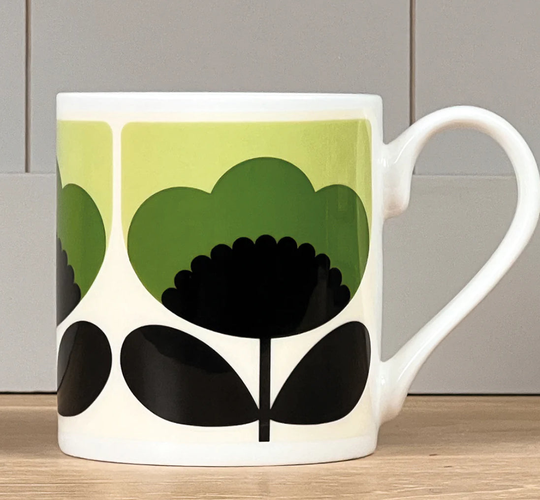 Orla Kiely Spring Bloom Mug Green