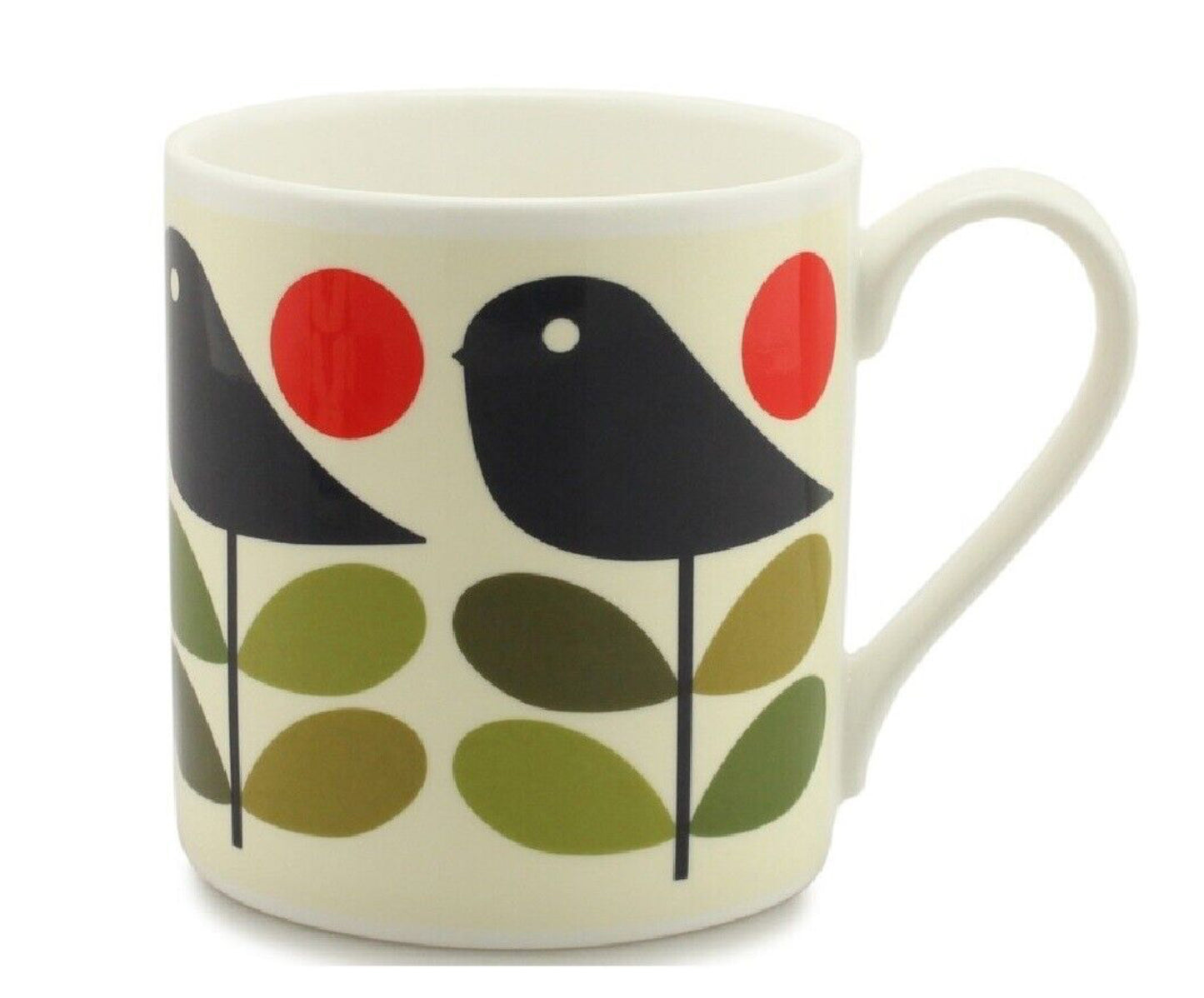 Orla Kiely Early Bird Dark Navy Big Mug