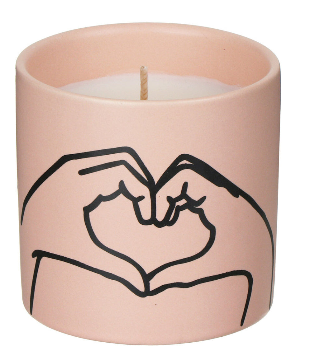 Paddywax Impressions 163g Heart Tobacco & Vanilla Soy Candle