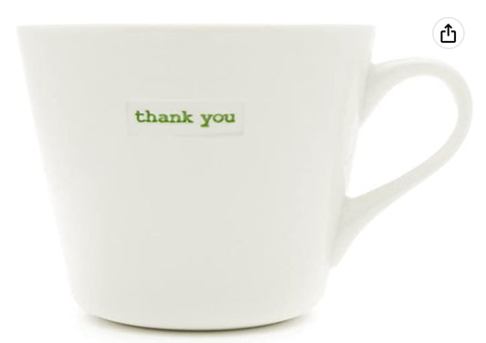 Keith Brymer Jones Thank You Medium Bucket Mug