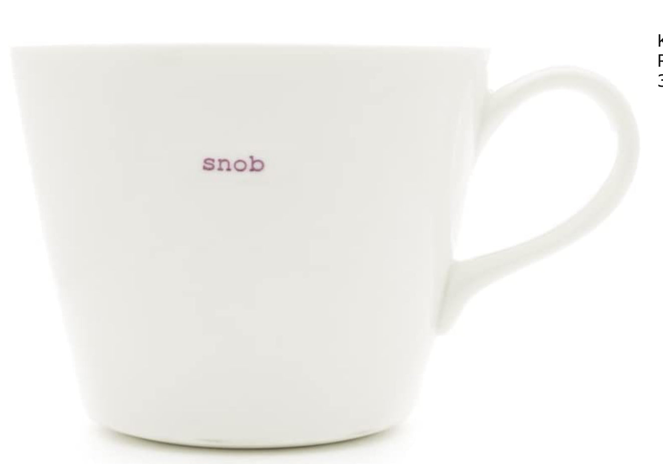 Keith Brymer Jones Snob Medium Bucket Mug 350ml