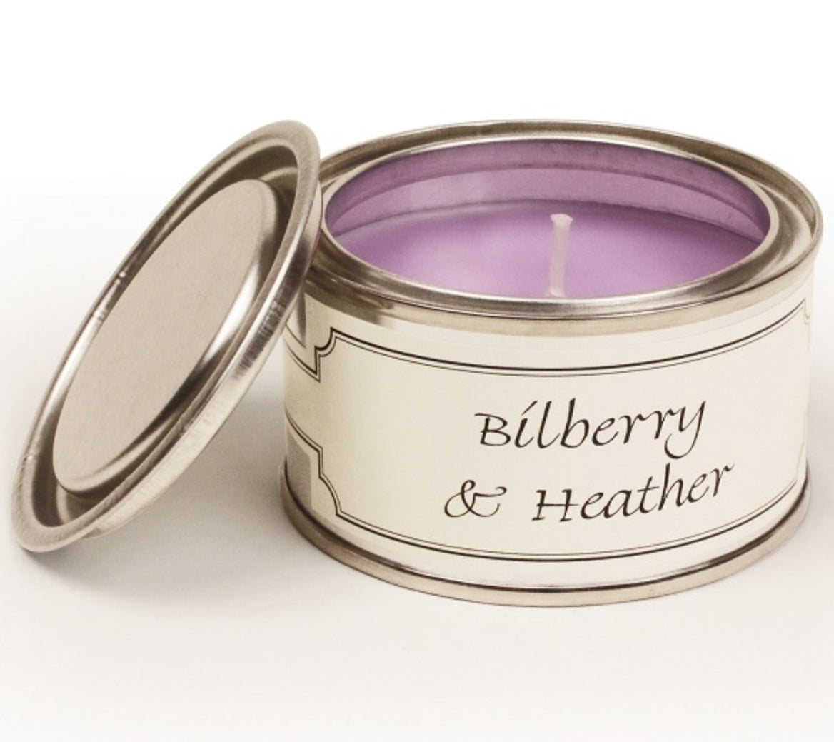 Bilberry & Heather Paint Pot Candle