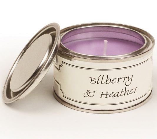 Bilberry & Heather Paint Pot Candle