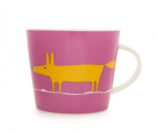 Scion Living Mug Mr Fox - Pink & Orange 350ml Standard Mug