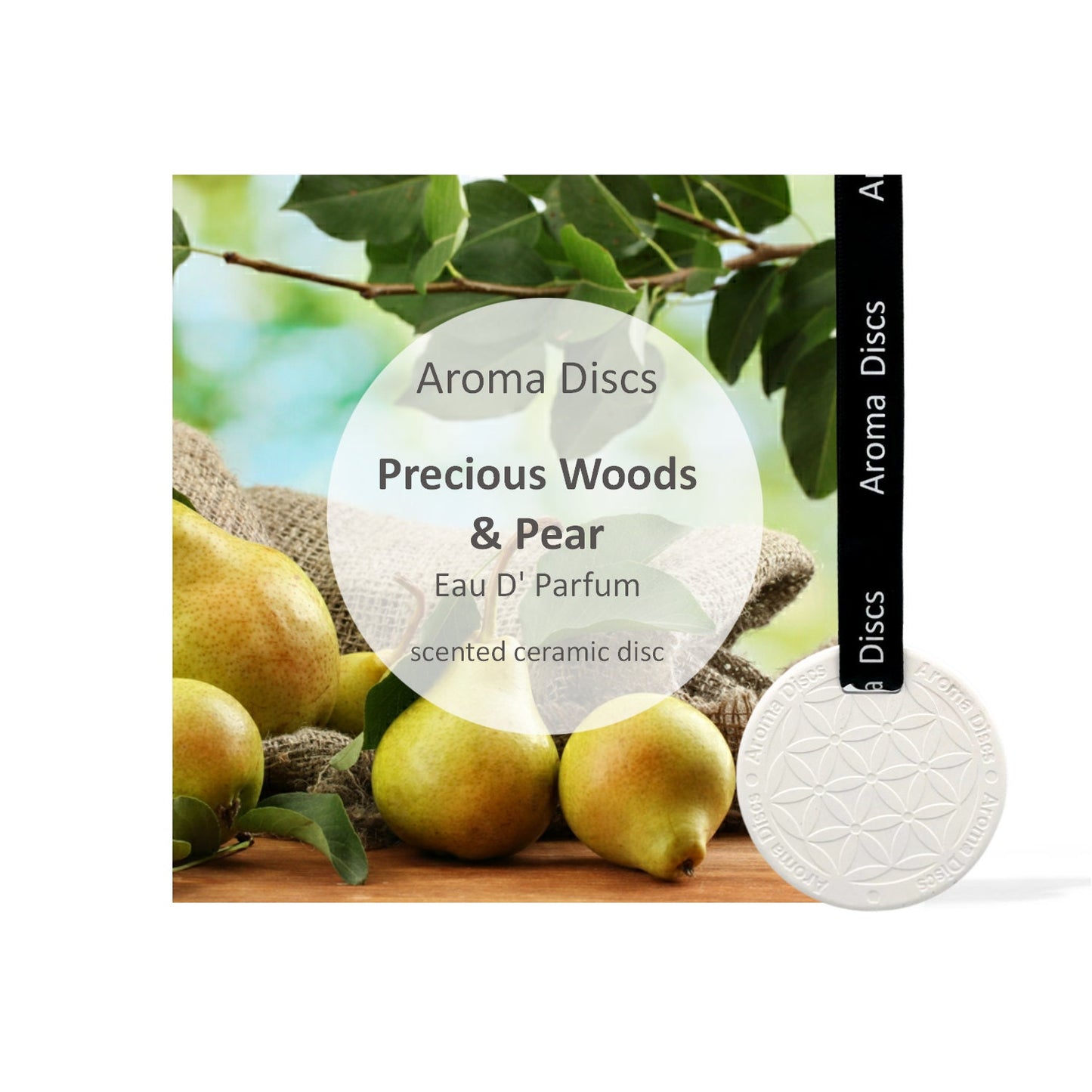 Precious Woods & Pear Aroma Disc